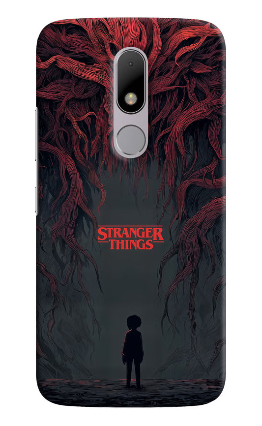 Ordinary Things Dark Side Moto M Hard Case Back Cover by Casekaro