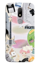 Softcore case Moto M Hard Case Back Cover by Casekaro