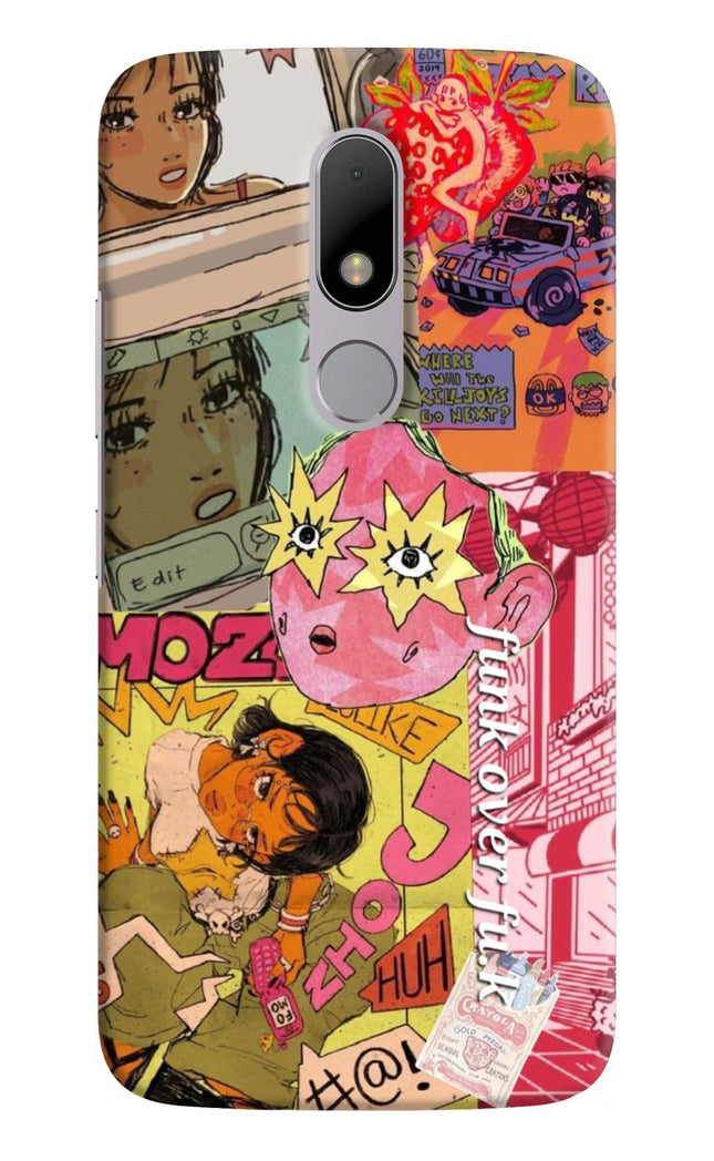 Funkover Moto M Hard Case Back Cover by Casekaro