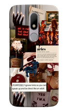 Zodiac Aries Moto M Hard Case Back Cover by Casekaro