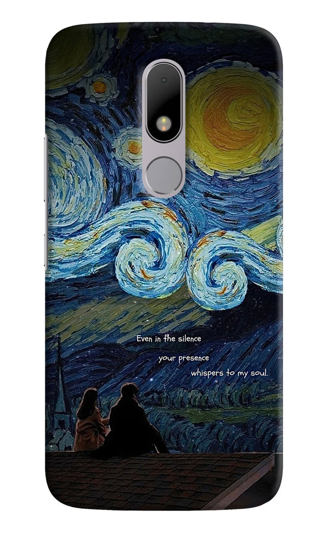 Softcore Moto M Hard Case Back Cover by Casekaro