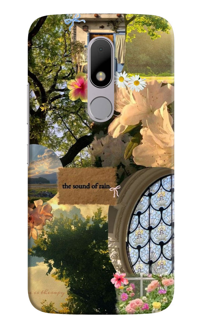 Rain Moto M Hard Case Back Cover by Casekaro