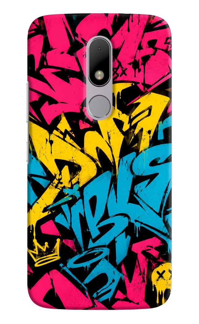 Graffiti Vibe Moto M Hard Case Back Cover by Casekaro