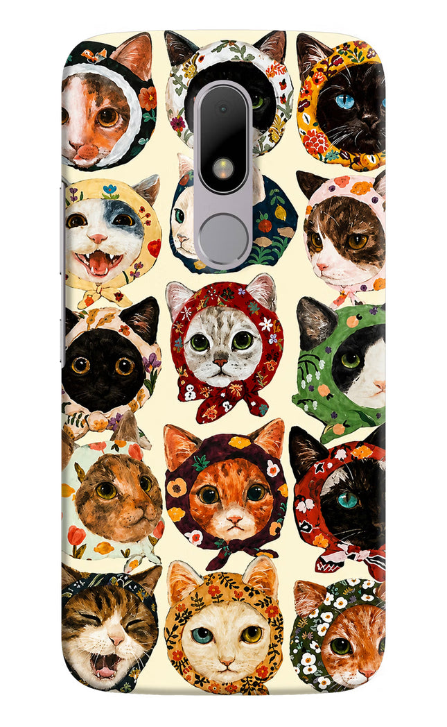 Cool Cat Moto M Hard Case Back Cover by Casekaro