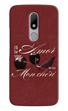 Velvet Cherry Moto M Hard Case Back Cover by Casekaro