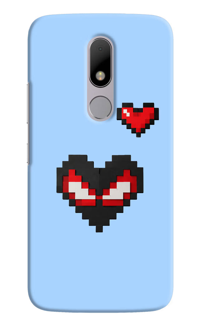 Peter Heart Moto M Hard Case Back Cover by Casekaro