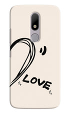 Soul Line Moto M Hard Case Back Cover by Casekaro