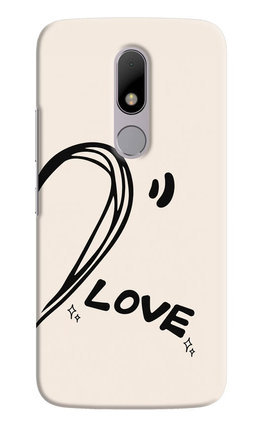 Soul Line Moto M Hard Case Back Cover by Casekaro