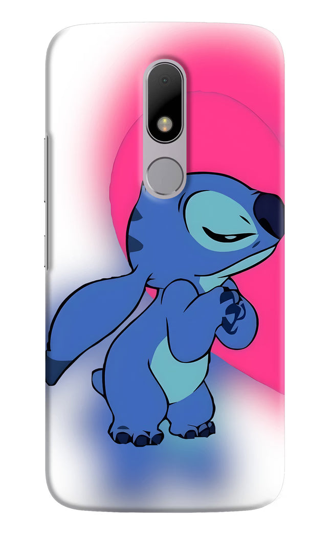 Stitch Hug Moto M Hard Case Back Cover by Casekaro