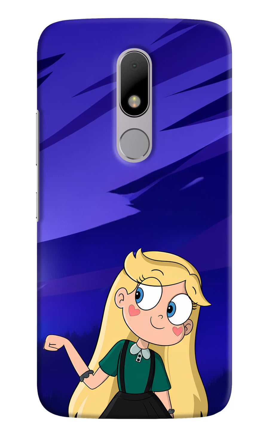 Star Glow Moto M Back Cover, Hard case