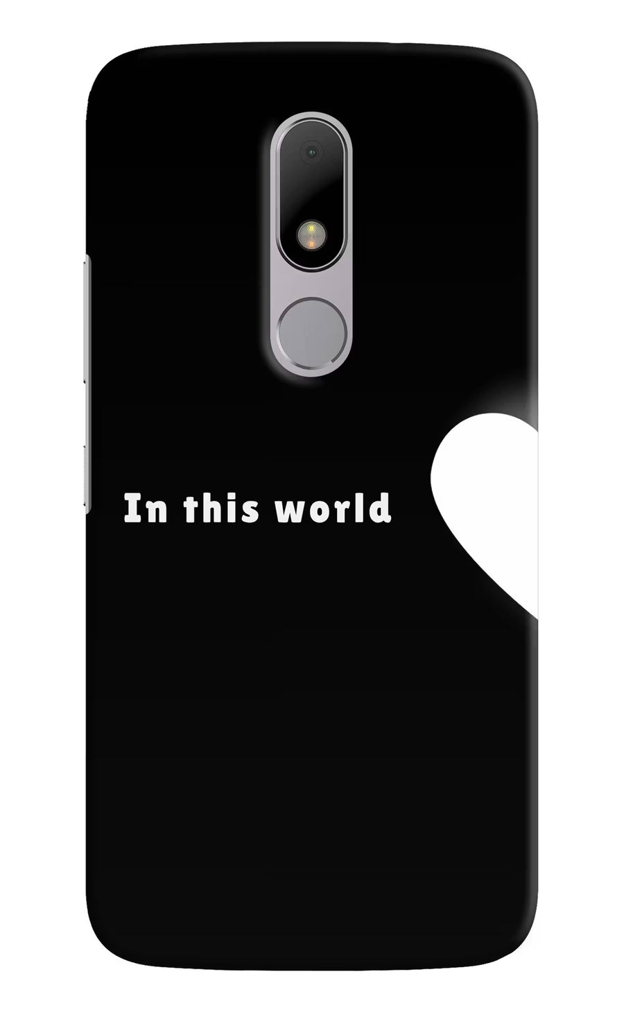 This World Moto M Back Cover, Hard case