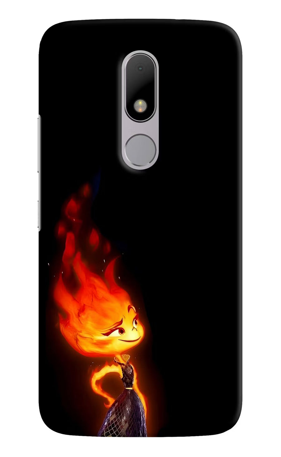 Ember Flame Moto M Back Cover, Hard case