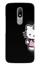 Kitty Charm Moto M Hard Case Back Cover by Casekaro