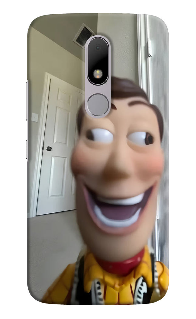 Side Eye Woody Moto M Hard Case Back Cover by Casekaro