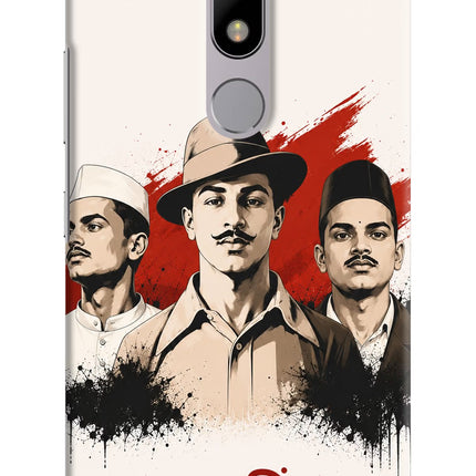 Bhagat Singh Trio Moto M Hard Case Back Cover by Casekaro