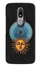 Divine Sun Moto M Hard Case Back Cover by Casekaro