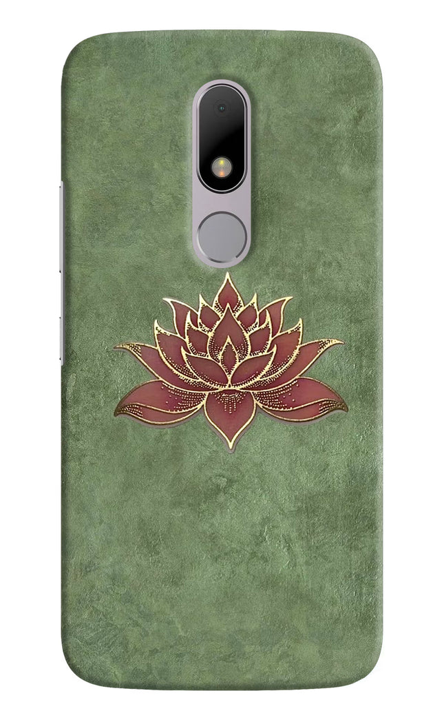 Lotus Grace Moto M Hard Case Back Cover by Casekaro