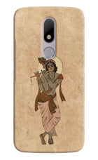 Krishna Moto M Hard Case Back Cover by Casekaro