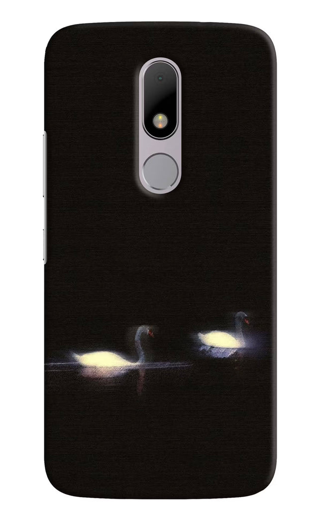 Silent Swans Moto M Hard Case Back Cover by Casekaro