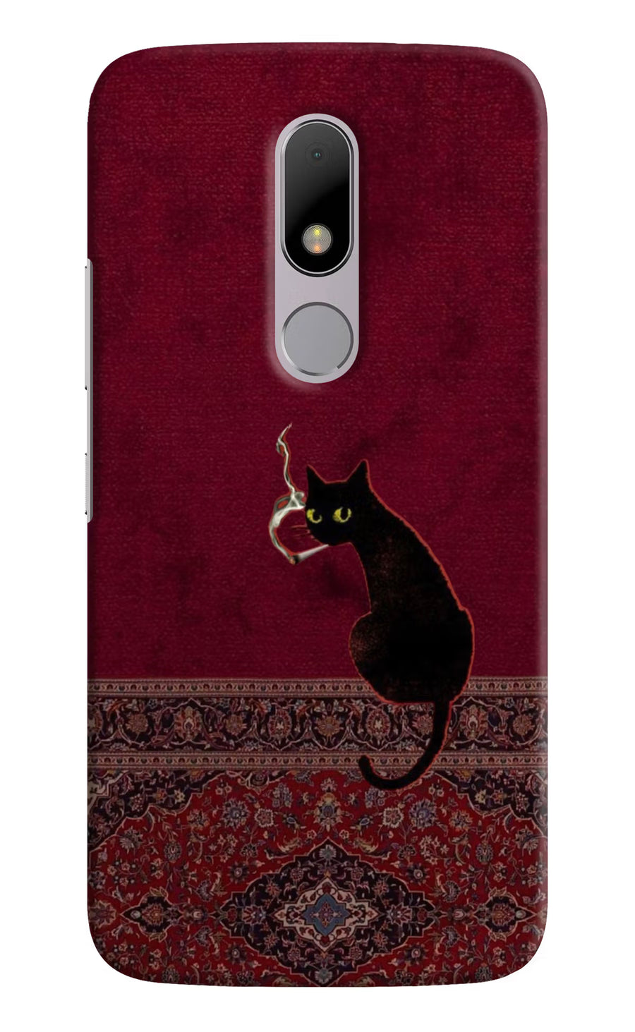 Midnight Cat Moto M Back Cover, Hard case