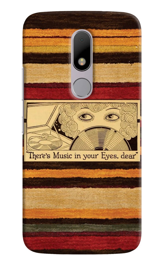 Vinyl Stripes Moto M Hard Case Back Cover by Casekaro
