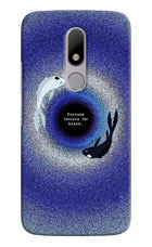 Dark Koi Moto M Hard Case Back Cover by Casekaro
