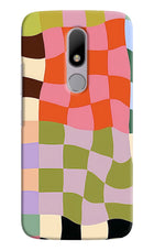 Wavy Grid Moto M Hard Case Back Cover by Casekaro