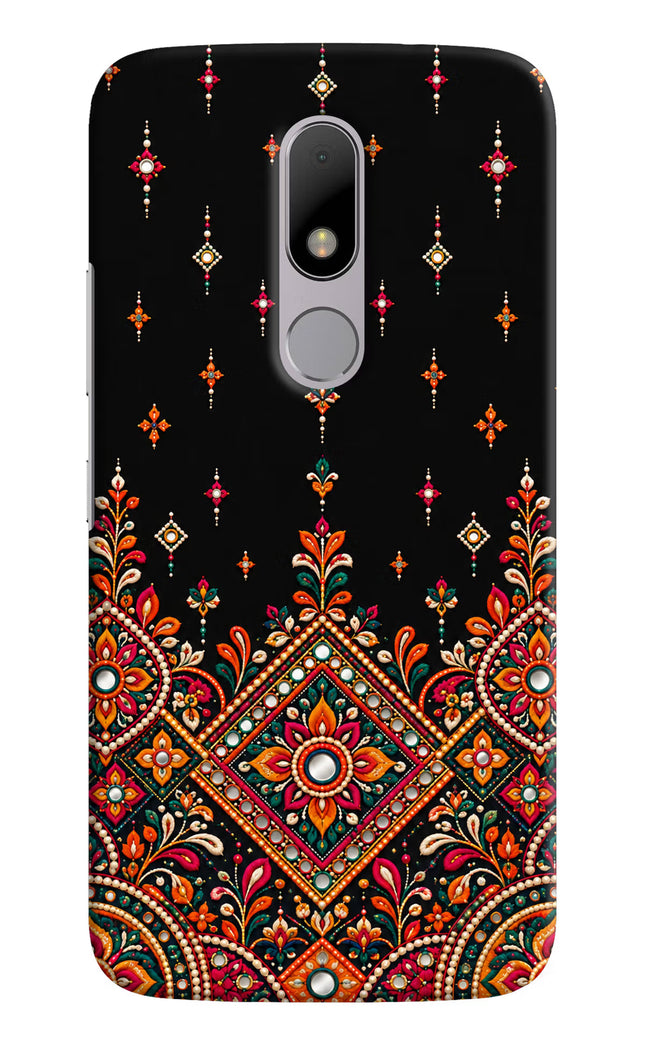 Noir Mehfil Moto M Hard Case Back Cover by Casekaro