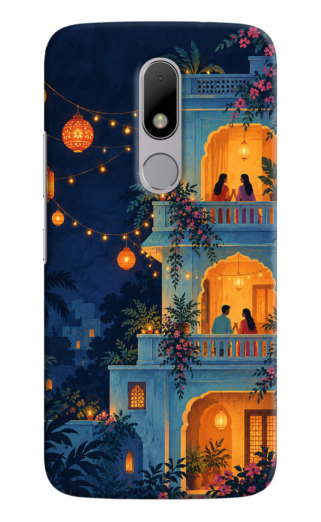 Balcony Glow Moto M Hard Case Back Cover by Casekaro