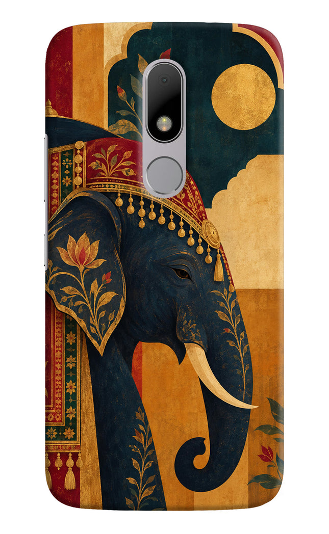 Royal Elephant Moto M Hard Case Back Cover by Casekaro