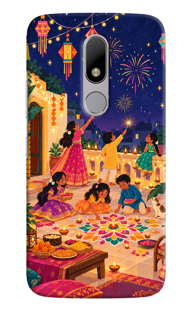 Diwali Night Moto M Hard Case Back Cover by Casekaro