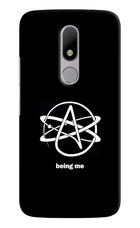 Atheist Symbol Moto M Hard Case Back Cover by Casekaro
