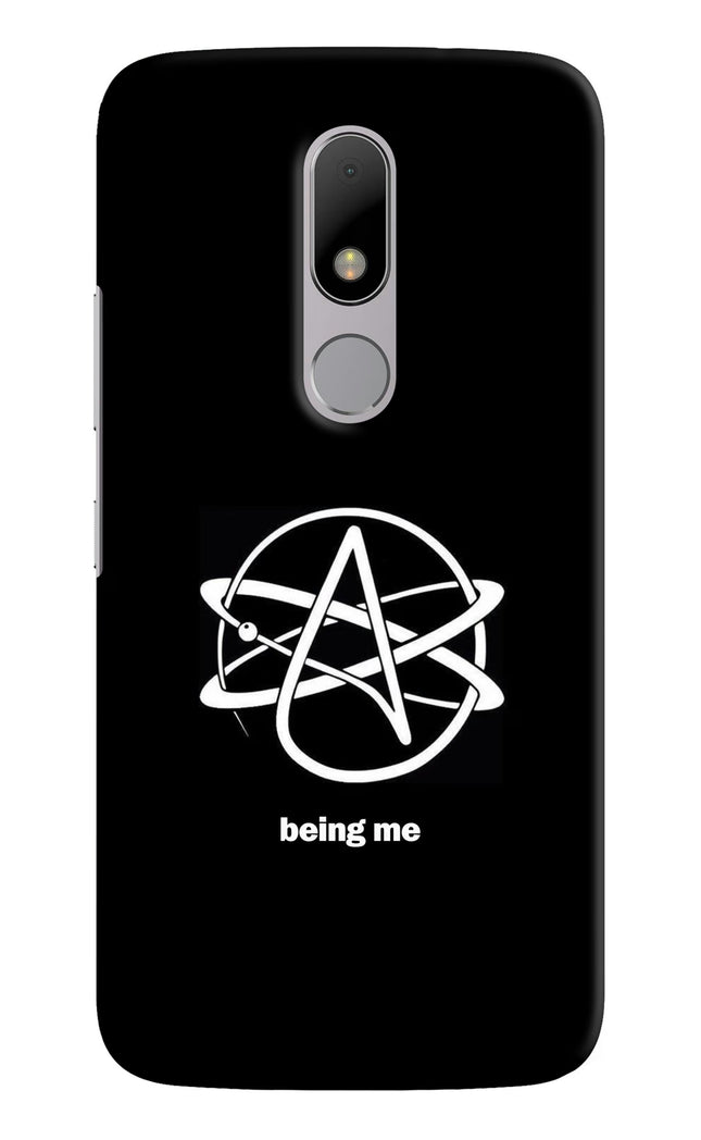Atheist Symbol Moto M Hard Case Back Cover by Casekaro