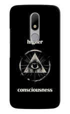 Illuminati Eye Moto M Hard Case Back Cover by Casekaro