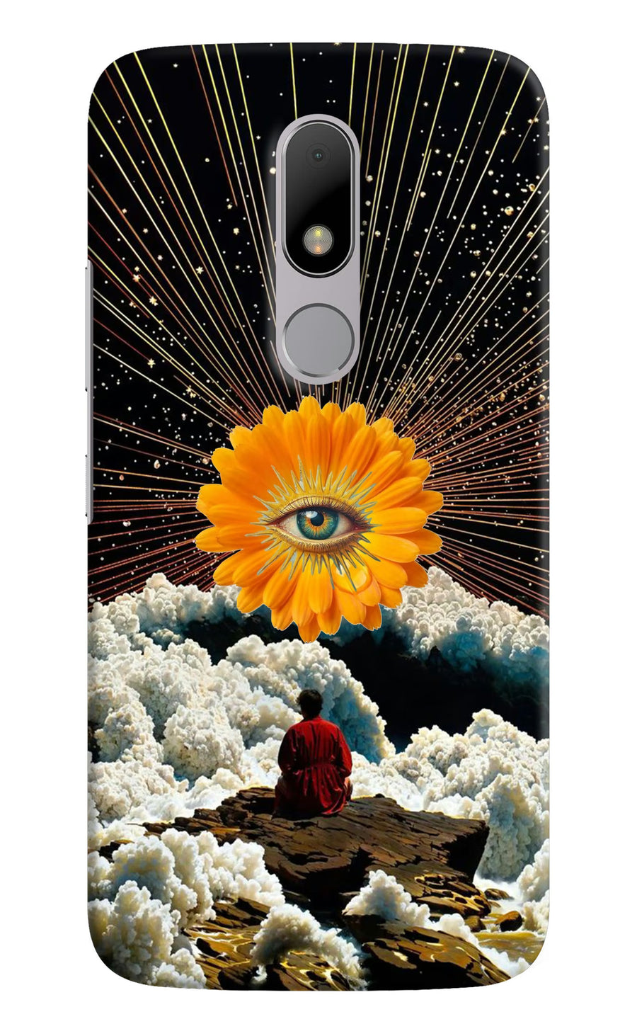 Cosmic Flower Moto M Back Cover, Hard case