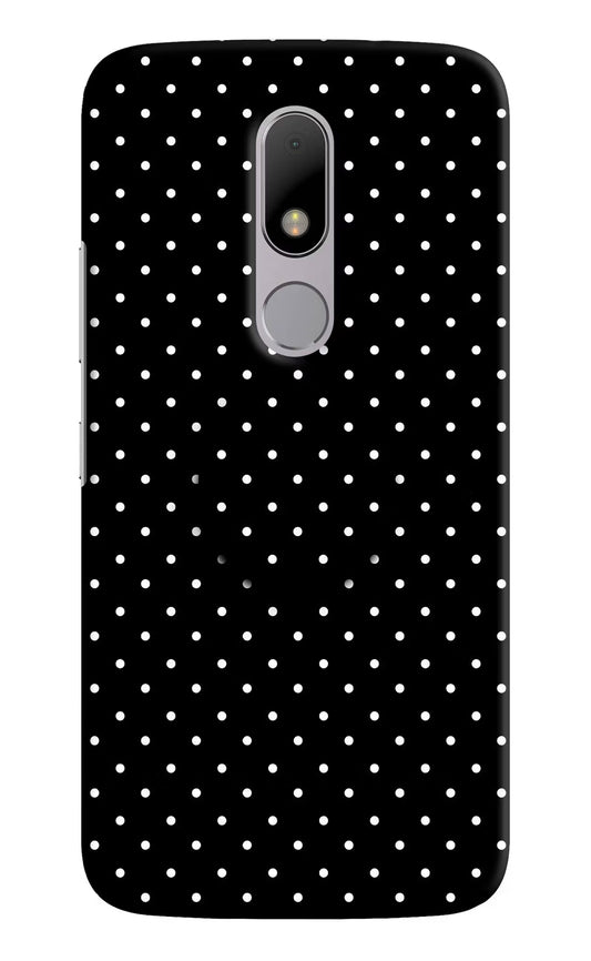 White Dots Moto M Pop Case by Casekaro