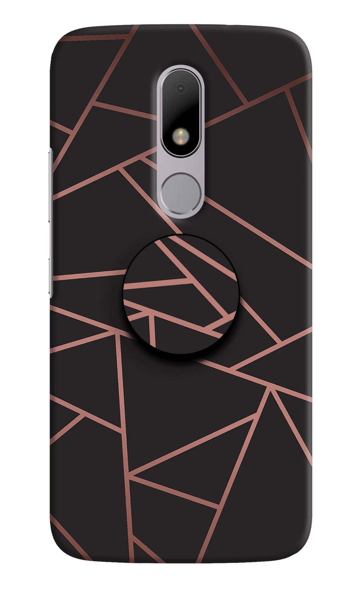 Geometric Pattern Moto M Pop Case by Casekaro
