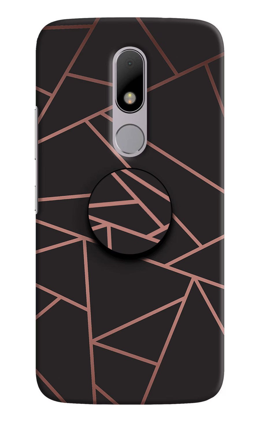 Geometric Pattern Moto M Pop Case, Hard case