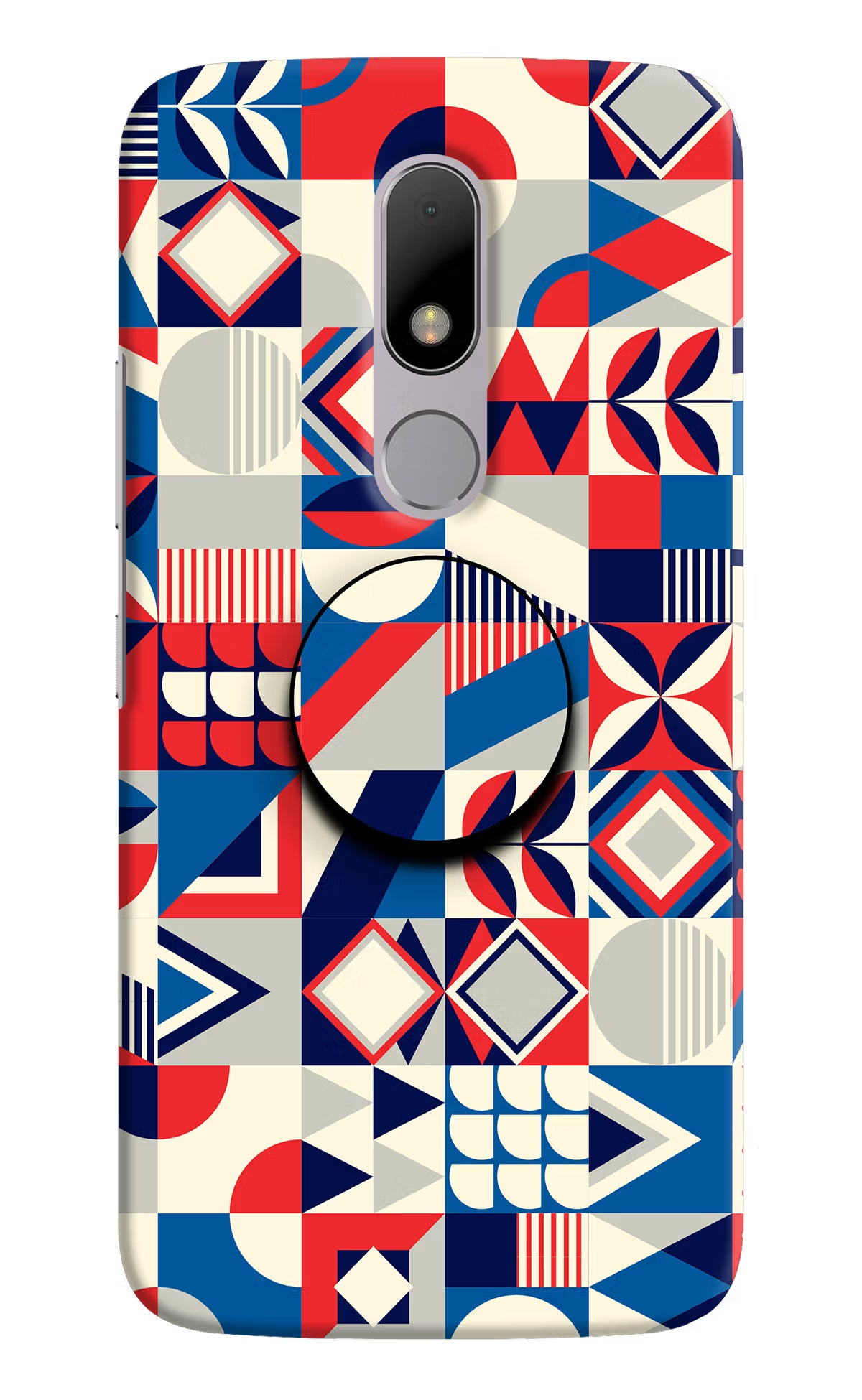 Colorful Pattern Moto M Pop Case by Casekaro