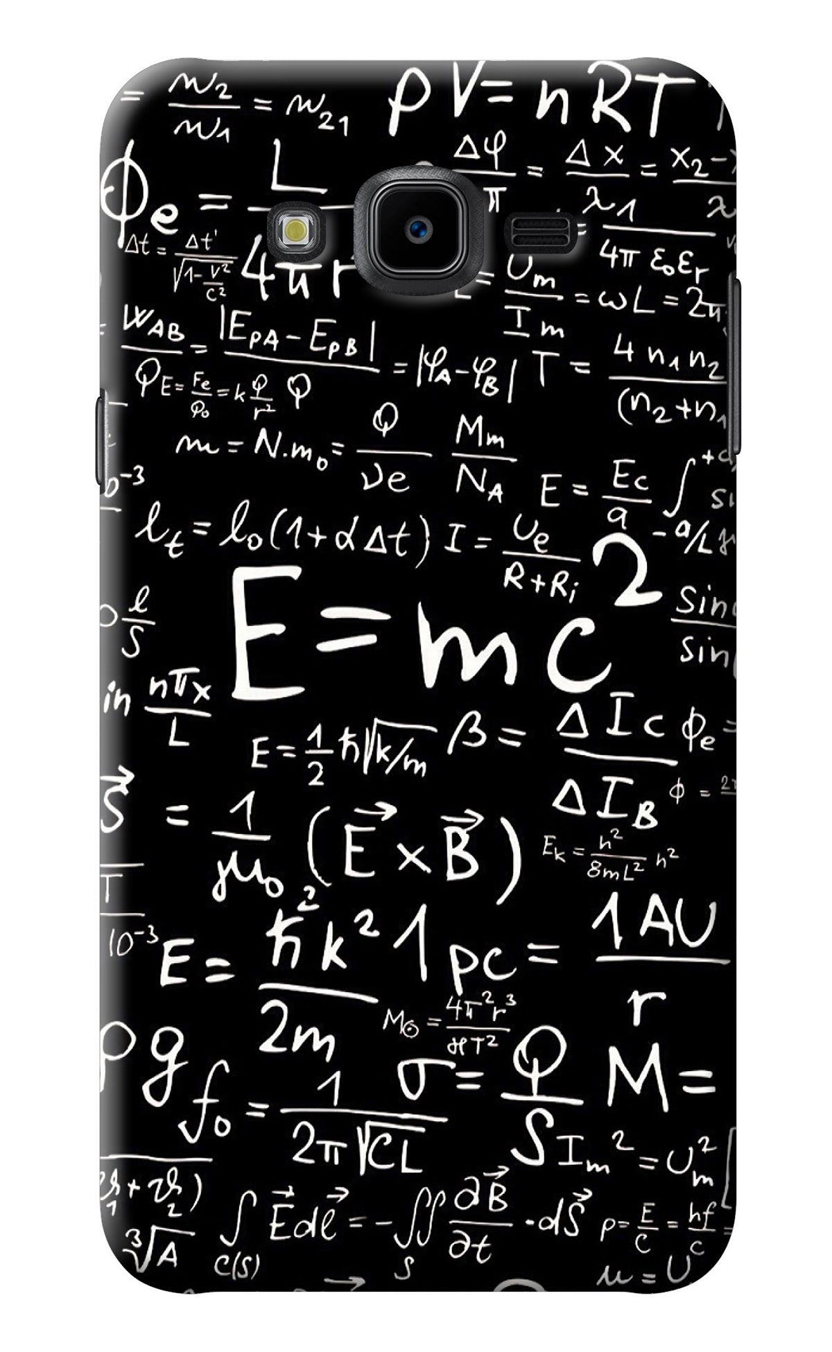 Physics Albert Einstein Formula Samsung J7 Nxt Back Cover
