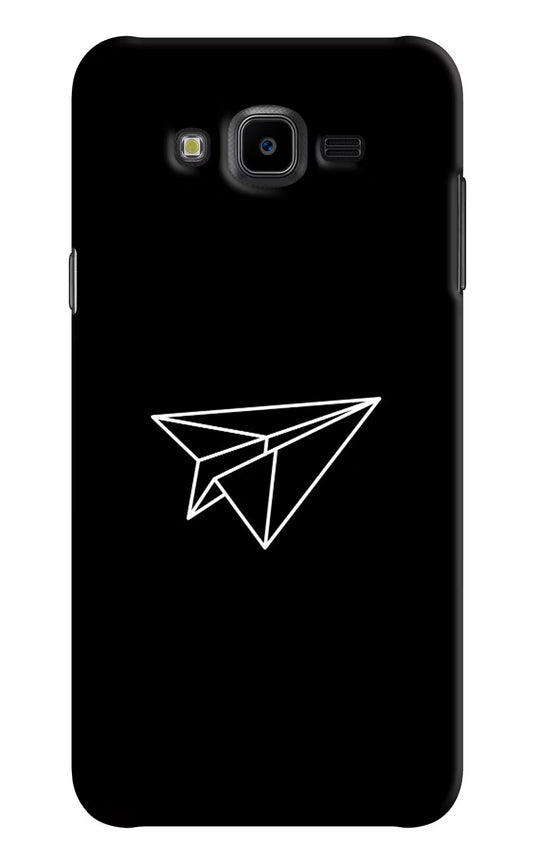 Paper Plane White Samsung J7 Nxt Hard Case Back Cover by Casekaro