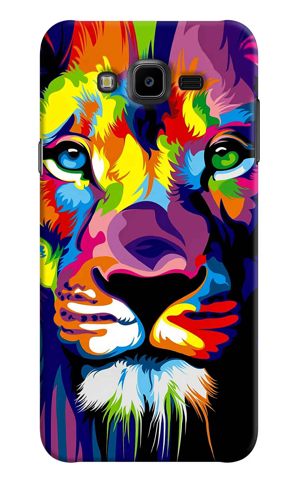 Lion Samsung J7 Nxt Hard Case Back Cover by Casekaro