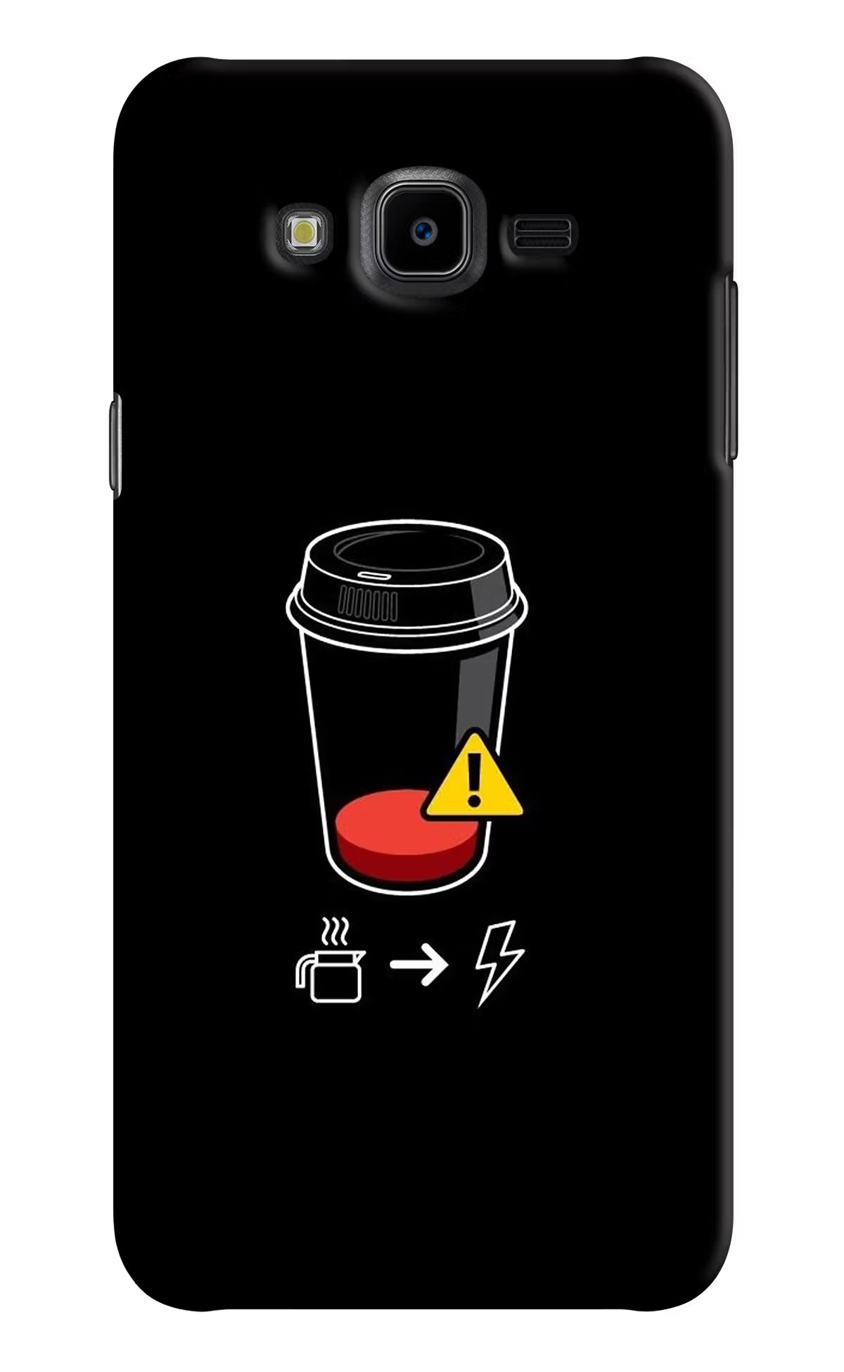 Coffee Samsung J7 Nxt Hard Case Back Cover by Casekaro