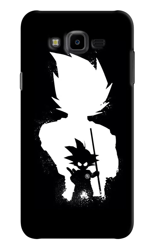 Goku Shadow Samsung J7 Nxt Hard Case Back Cover by Casekaro