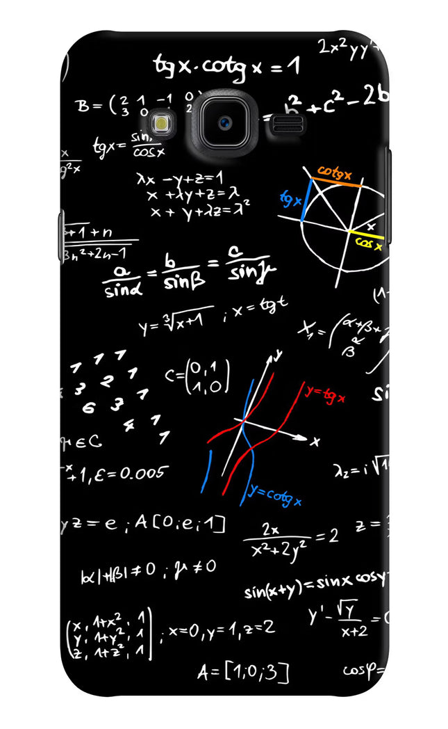 Mathematics Formula Samsung J7 Nxt Hard Case Back Cover by Casekaro