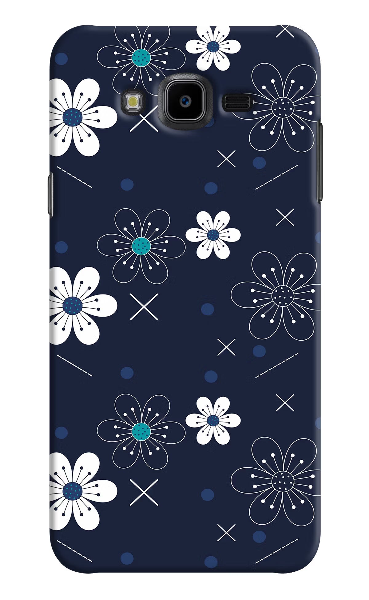 Flowers Samsung J7 Nxt Hard Case Back Cover by Casekaro