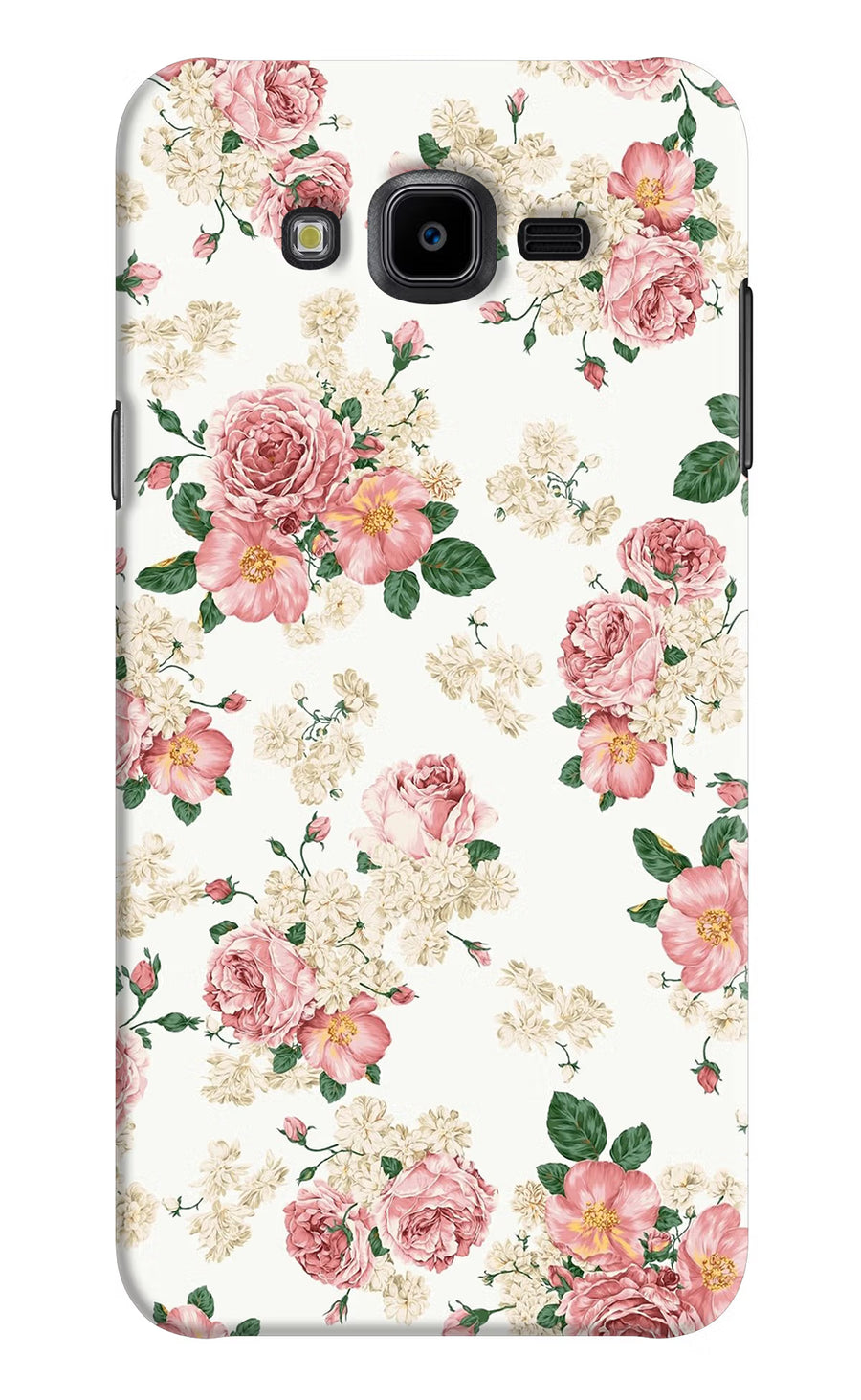 Flowers Samsung J7 Nxt Back Cover, Hard case