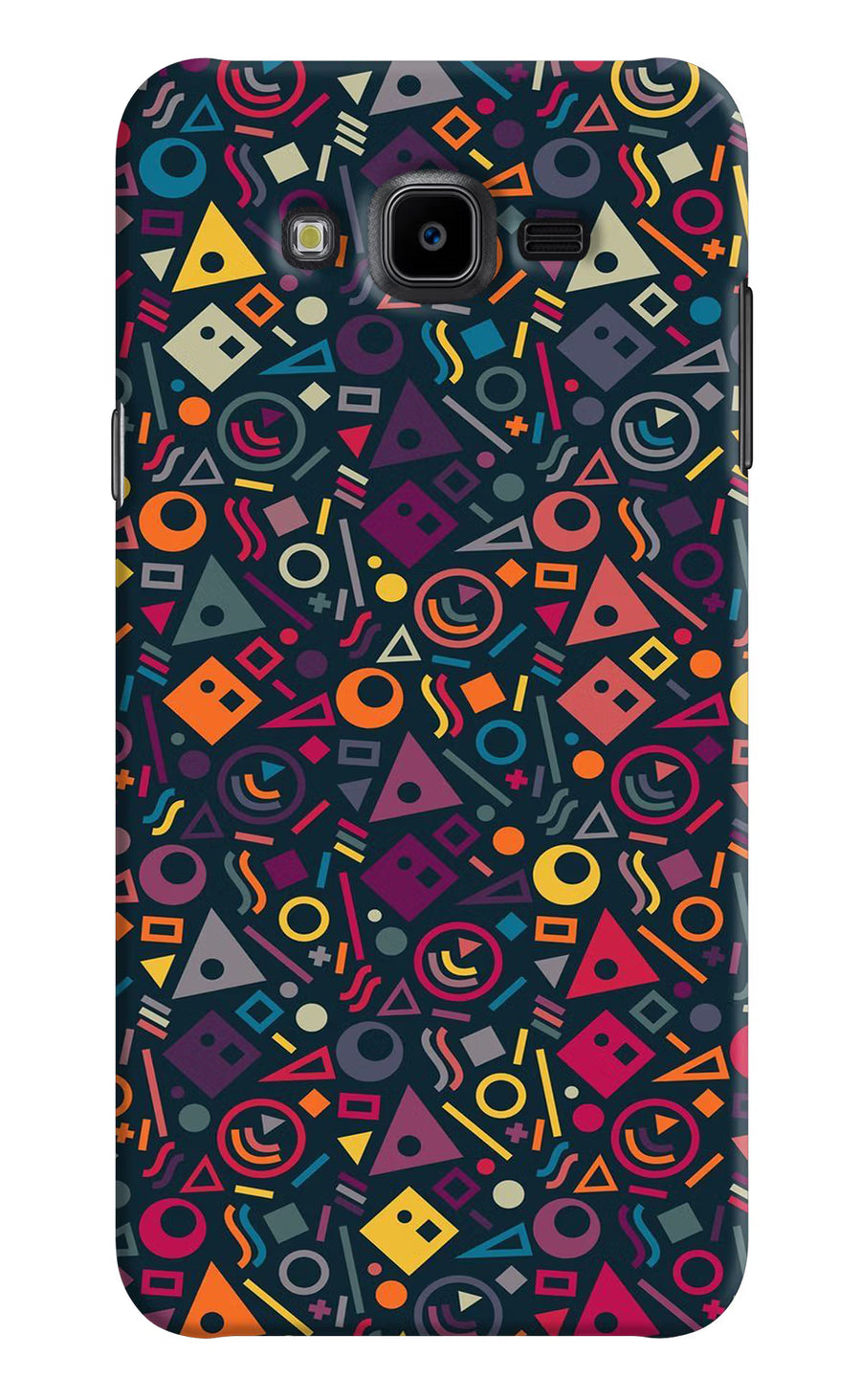 Geometric Abstract Samsung J7 Nxt Back Cover, Hard case