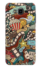 Cinema Abstract Samsung J7 Nxt Hard Case Back Cover by Casekaro