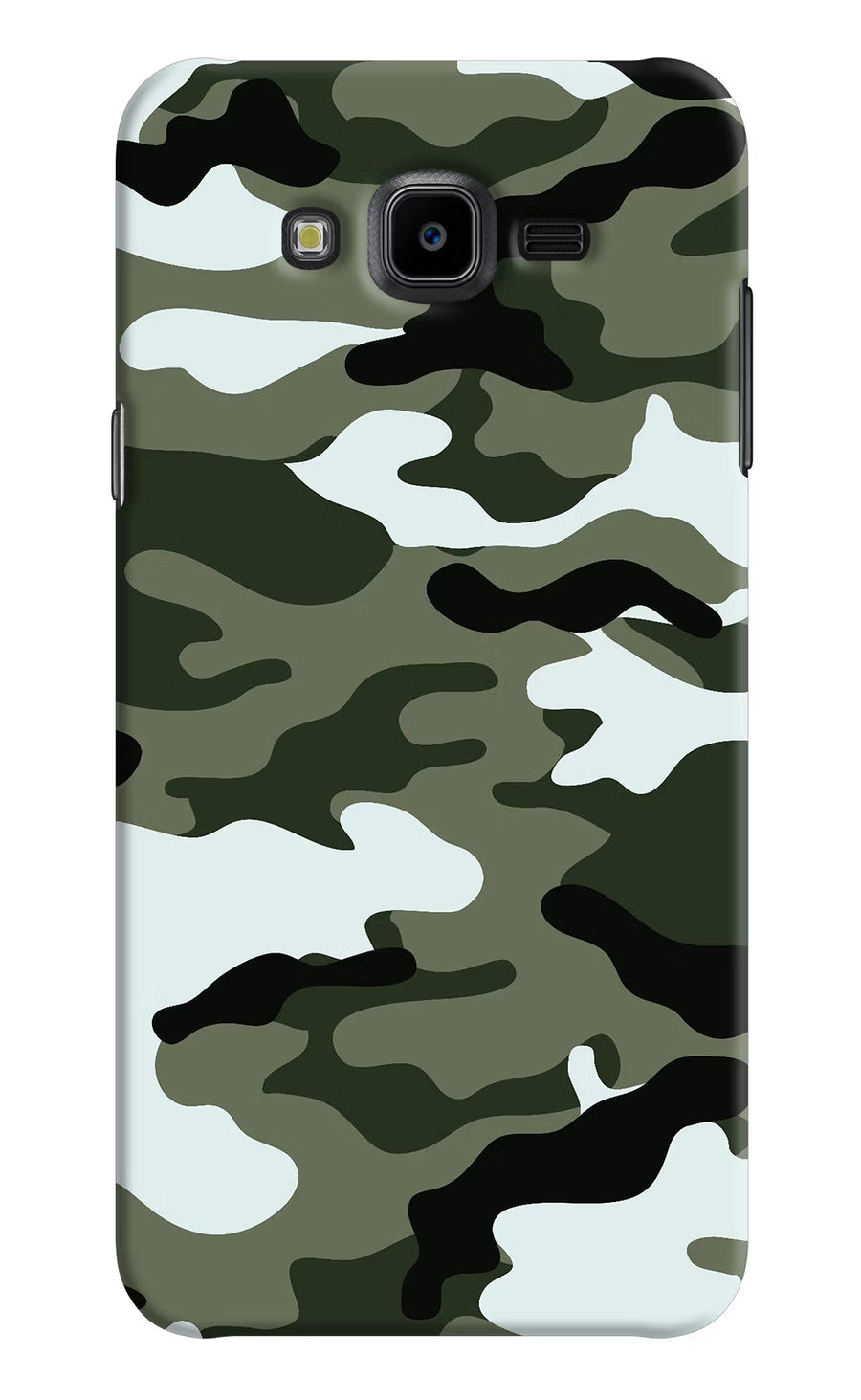Camouflage Samsung J7 Nxt Back Cover, Hard case